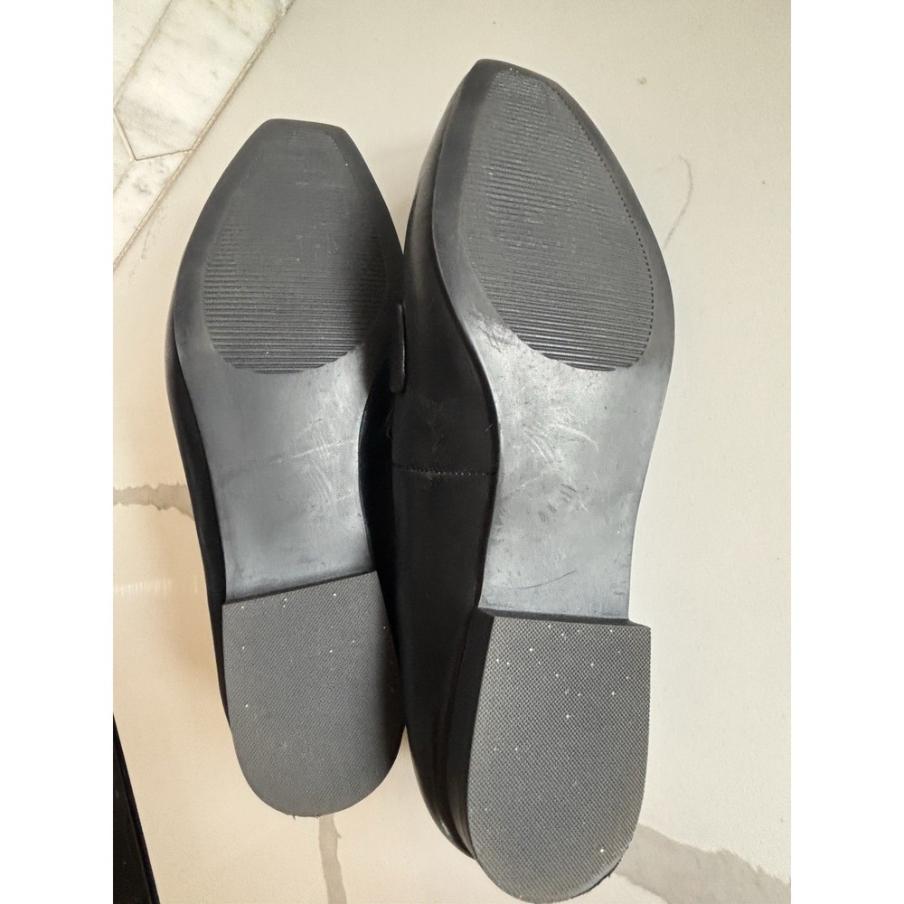 Steve Madden Ryann Loafers 9 Black PU Leather - Picture 4 of 6